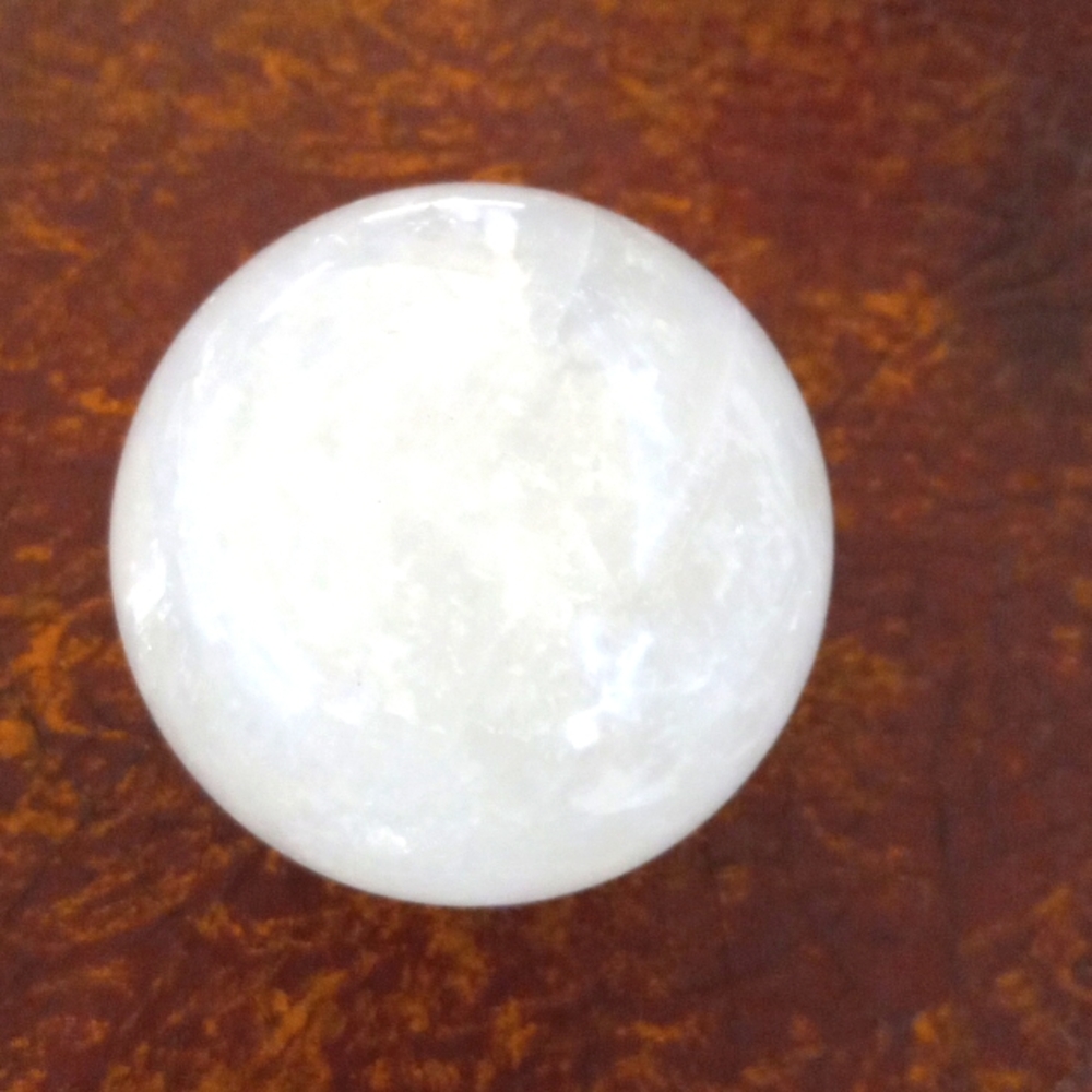 Beautiful clear crystal sphere.